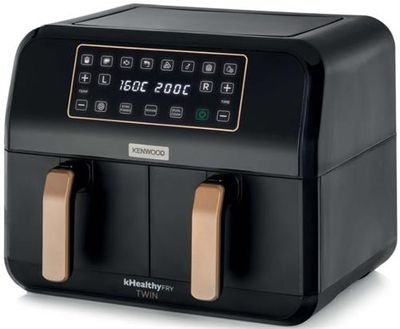 Kenwood Dual K Healthy Fry Airfryer 8L - Black