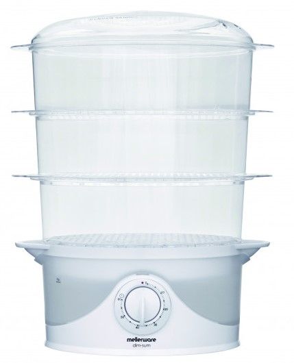 Mellerware 3 Tier 9 Litre Food Steamer -3 Layers Food Steamer