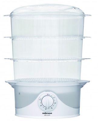 Mellerware 3 Tier 9 Litre Food Steamer -3 Layers Food Steamer