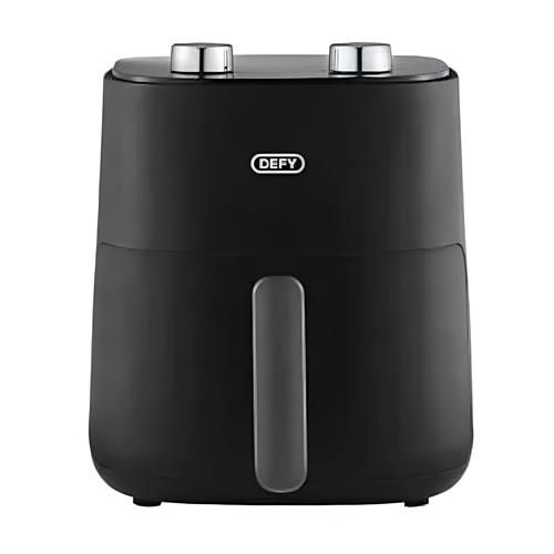 Defy 4.7L Manual Airfryer Black With Silver Accents