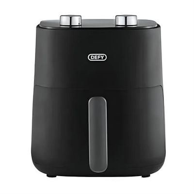 Defy 4.7L Manual Airfryer Black With Silver Accents