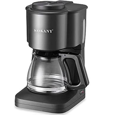 Sokany Black And Silver 900ml Coffee Maker