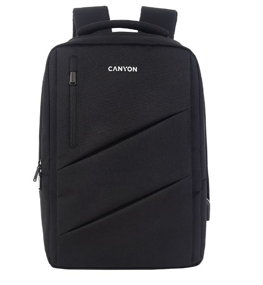 Canyon Backpack BPE-5 Urban USB 15.6&#39;&#39; - Black