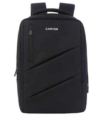 Canyon Backpack BPE-5 Urban USB 15.6&#39;&#39; - Black