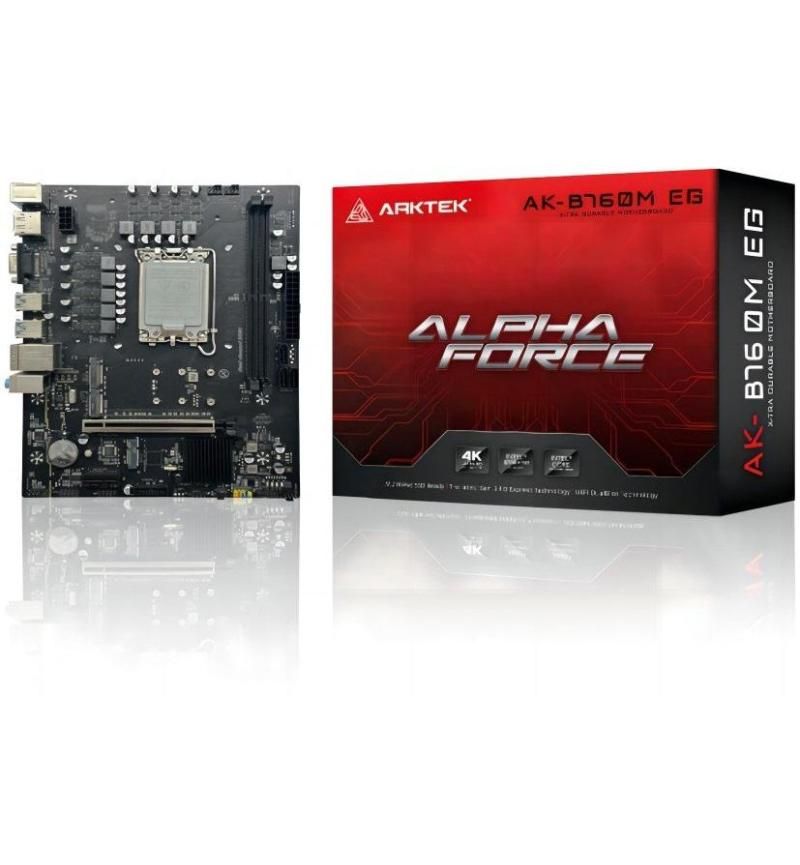 Arktek Intel B760 1700 Dual Channel DDR5 Motherboard
