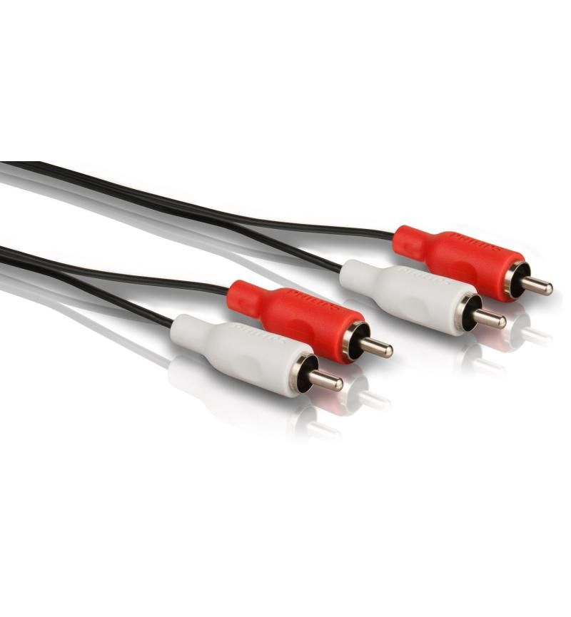 Philips 2 RCA To 2 RCA -  3m