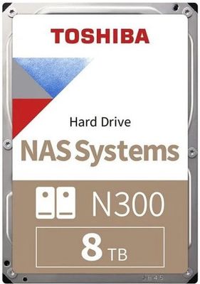 Toshiba 8TB N300 NAS 3.5 Inch SATA Hard Drive