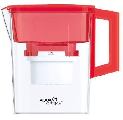 Aqua Optima Water Jug With Filter 2.1L Colour - Red