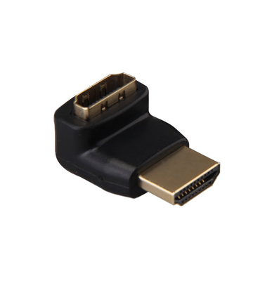 HDMI Male to Female Adapter - 90 Degree Down