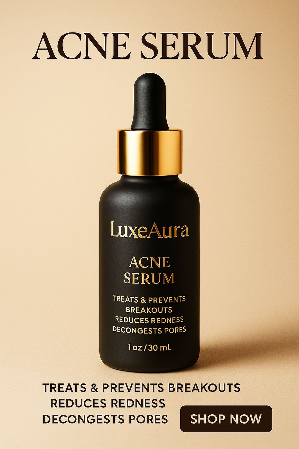 LuxeAura Acne Treatment Serum 