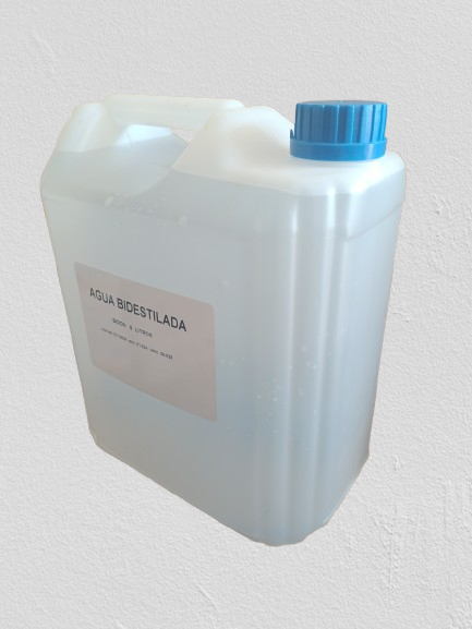 Agua Bidestilada – Bidón 5 Litros