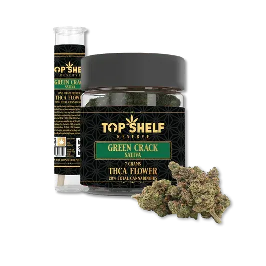 Green Crack-Top Shelf