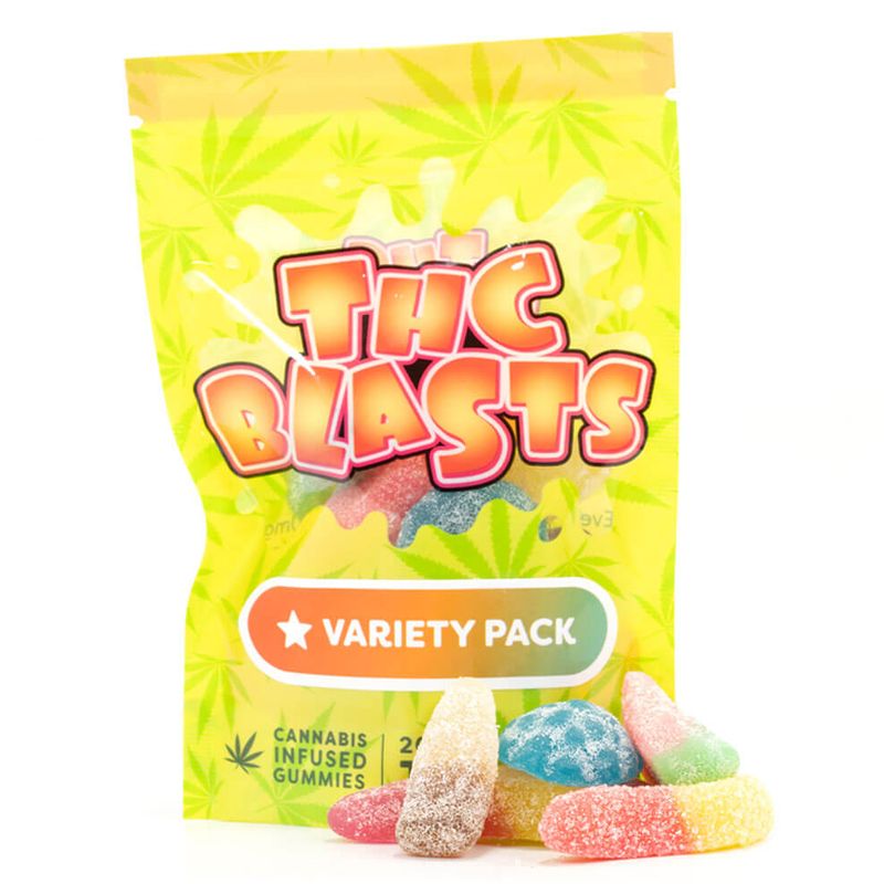 THC Blasts – 500mg THC Gummies