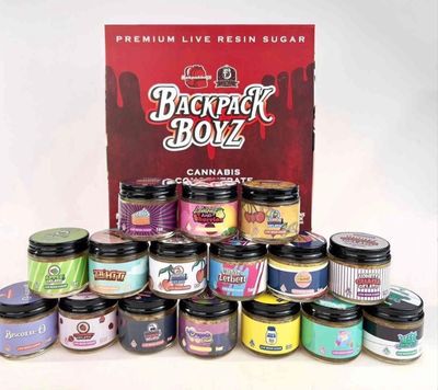 Backpack Boyz Live Resin Sugar Flavors