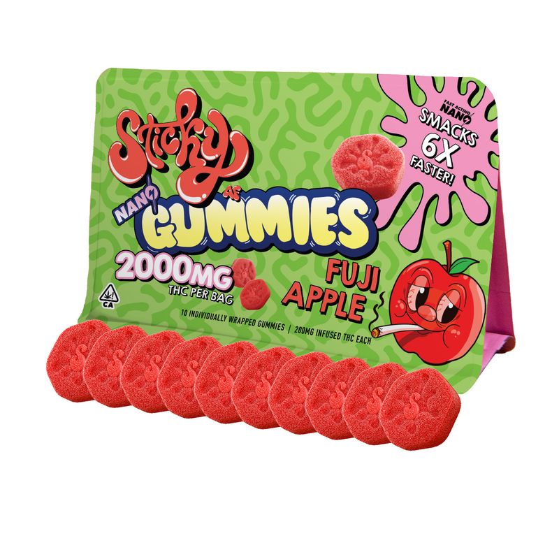 2000mg Sticky Nano Gummies Fuji Apple