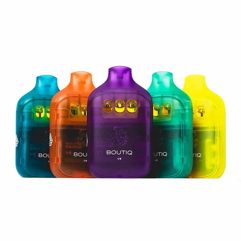 Boutiq Switch 3-in-1 Liquid Live Rosin Diamonds Disposable Vape 2G ARCTIC FROST (Hybrid) x ROCKET POP (Hybrid) x TROPIC HAZE (Sativa) | THC 90.06%