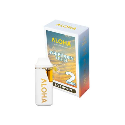 Aloha 2g Live Rosin Disposable Forbidden Fruit | INDICA