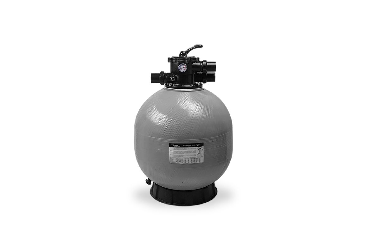 Filtro p/piscina emaux v450 35gpm max. 45kg cap de arena