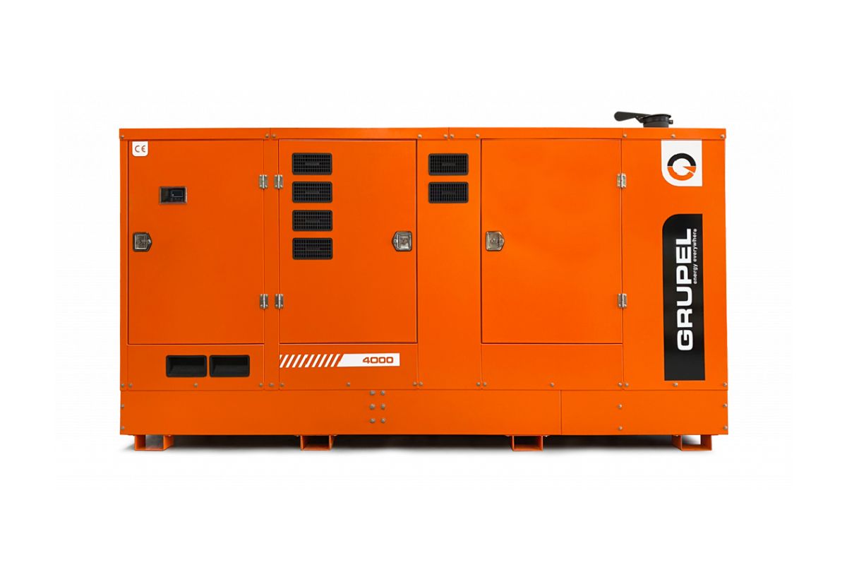 Generador grupel diesel 95kva/76.8kw stb 3ph 208v atenuado ats grupel 250a/208v g0096grgrca8t2080