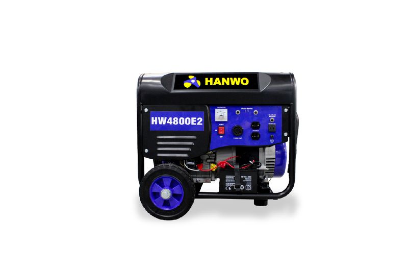 Generador hanwo gasolina hw4800e2 (4kw/8hp)