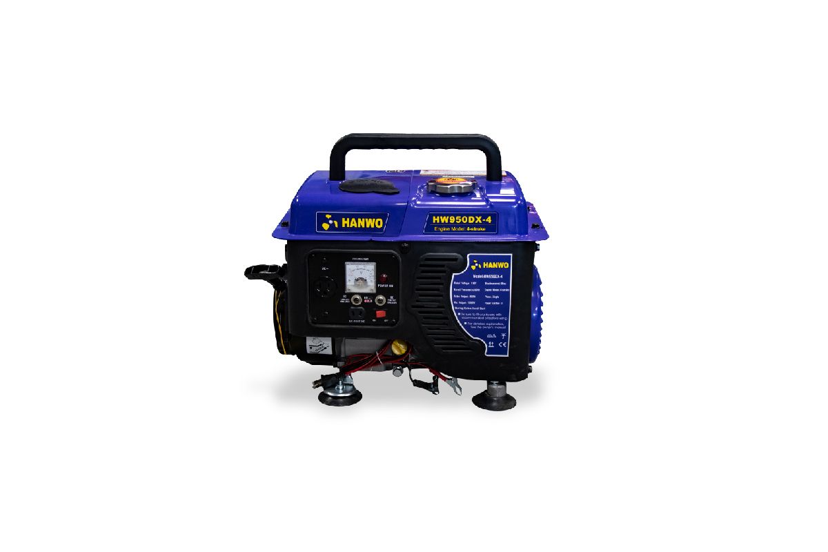 Generador hanwo gasolina hw950dx-4 (800w/2.5hp)