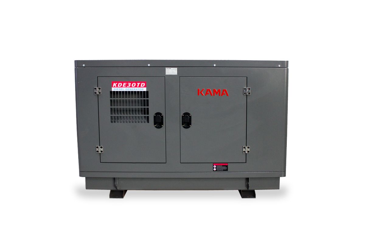 Generador kama diesel kde30td 1ph 110/220v (25 kw) c/ats 300a