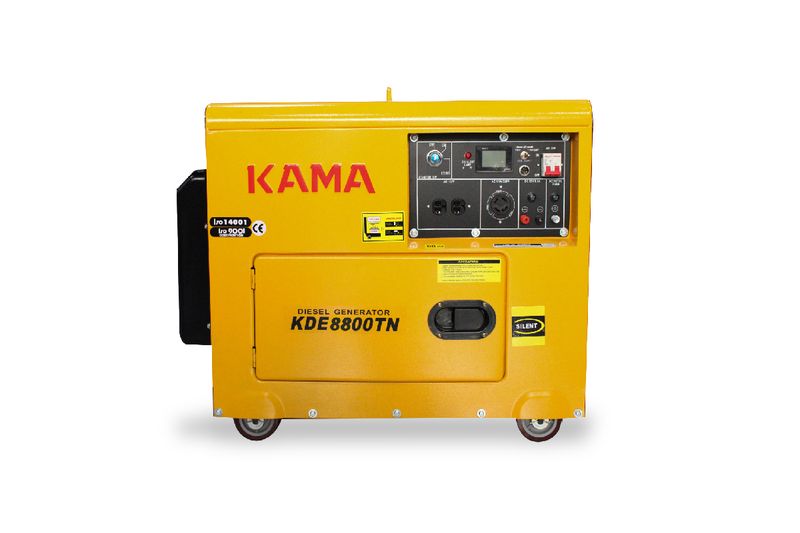 Generador kama diesel silencioso kde8800htn 6.5kw