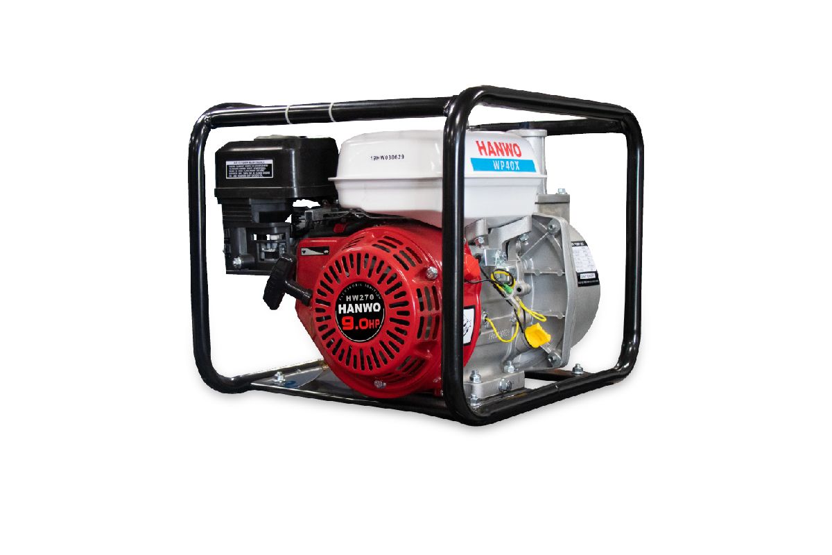 Motobomba hanwo gasolina 4in x 4in wp40x 9hp