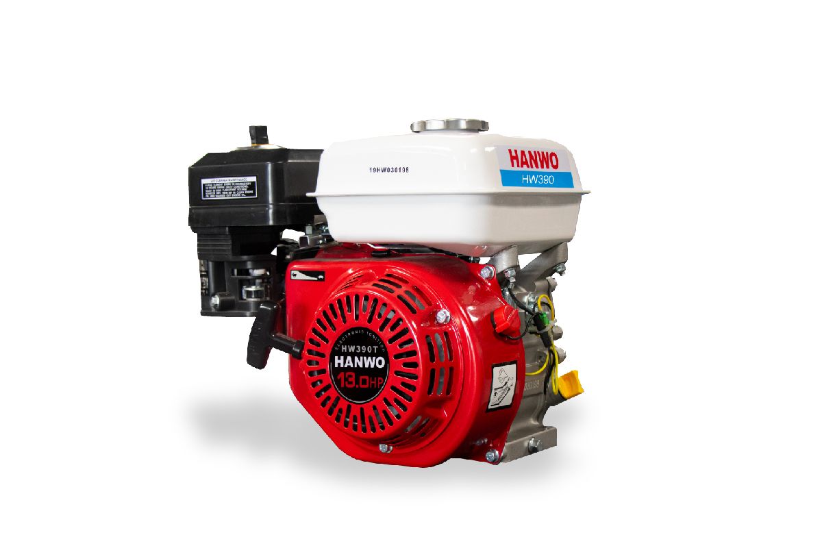 Motor gasolina hanwo 13hp hw390pq c/r c/c