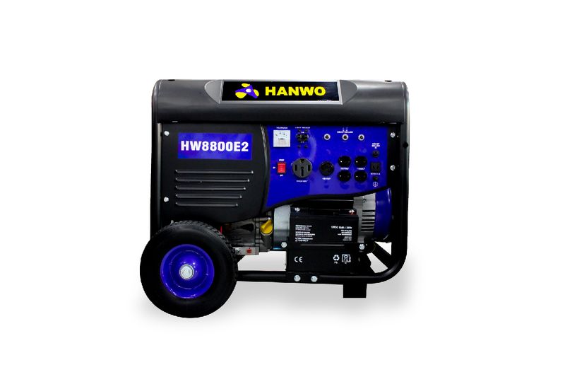 Generador hanwo gasolina hw8800e2 (8.2kw/17hp)
