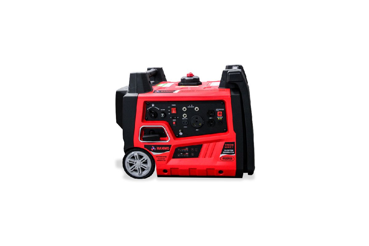Generador hanwo gasolina inverter hw3500ie silencioso (3.1kw)