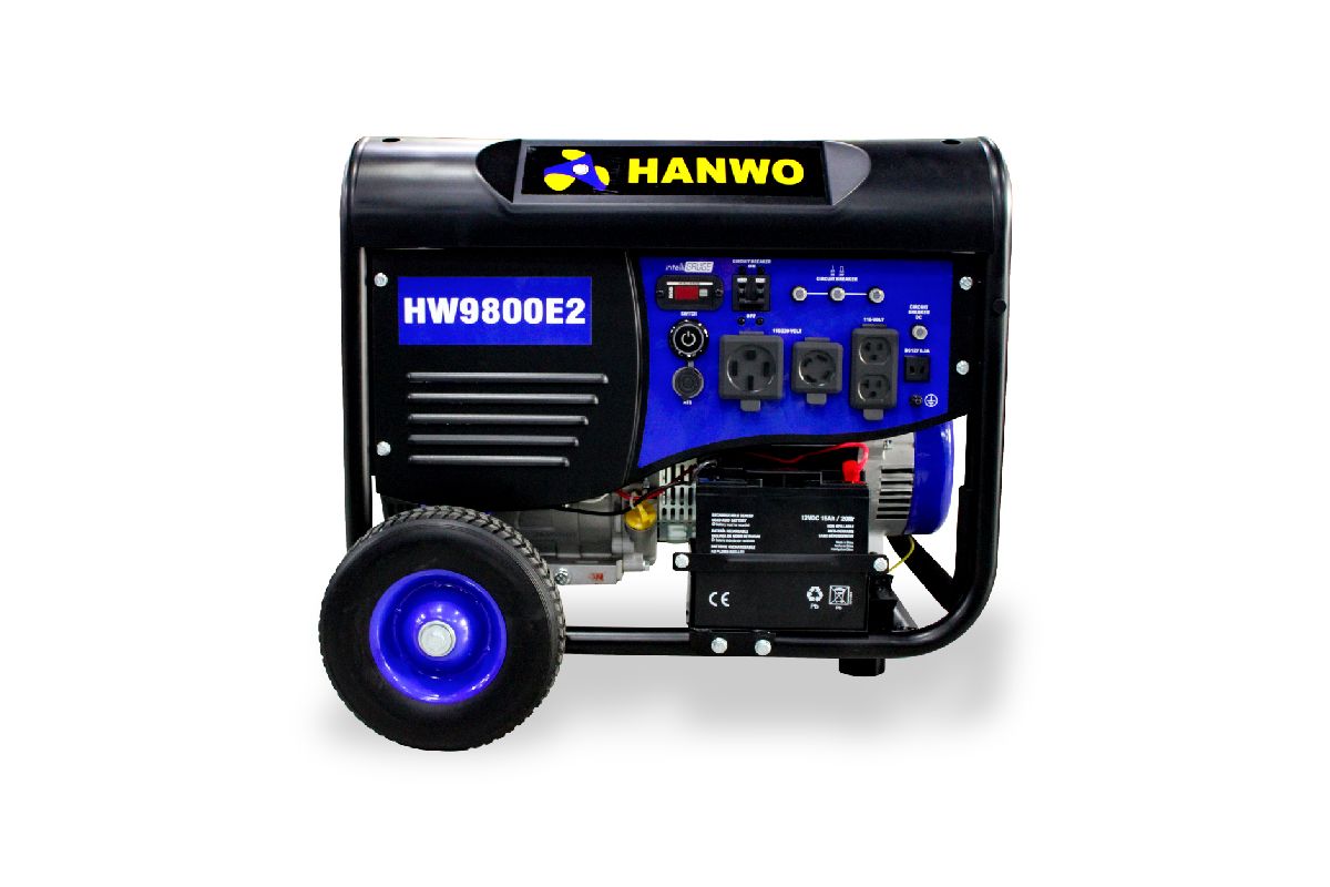 Generador hanwo gasolina hw9800e2 (9.5kw/19hp)
