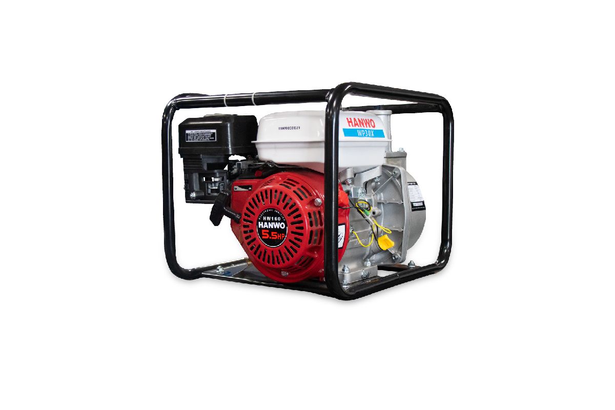 Motobomba hanwo gasolina 3in x 3in wp30x 5hp