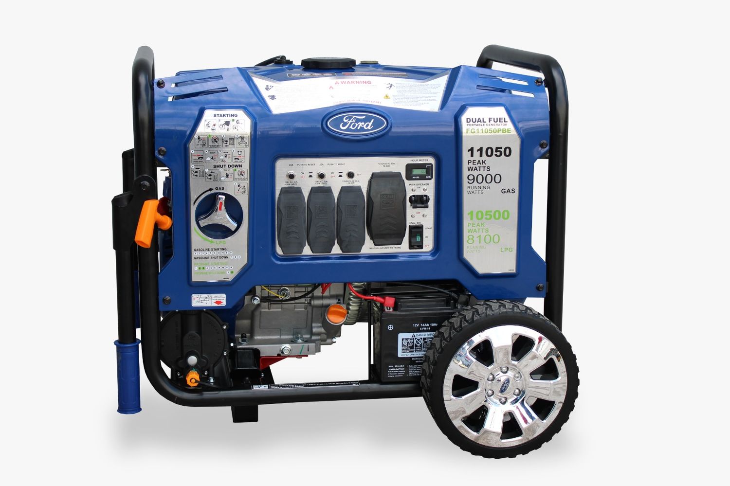 GENERADOR DE COMBUSTIBLE DUAL FORD 10 KW (FG11050PBECO)