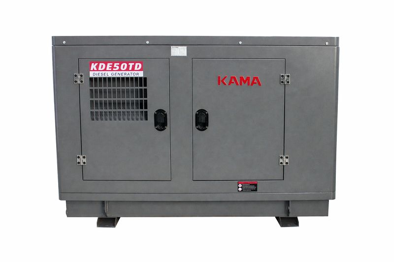 GENERADOR KAMA DIESEL KDE50TD 1PH 110/220V (40KW) C/ATS 300A