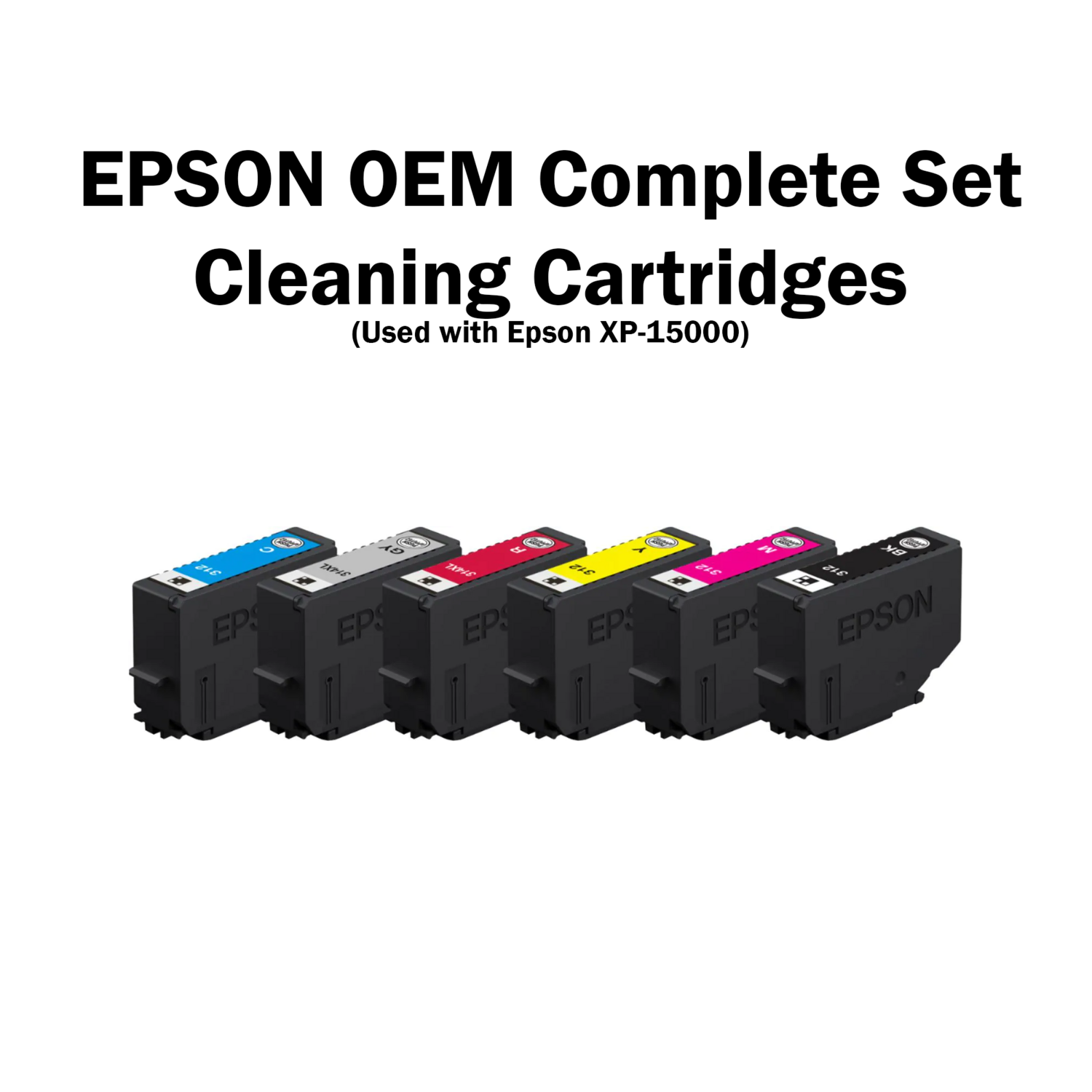 Epson OEM Complete Set carts for maintenance