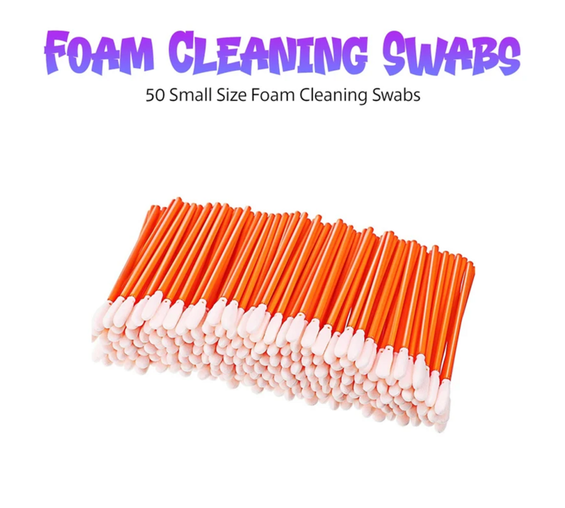 50 Small Foam Cleaning Swab