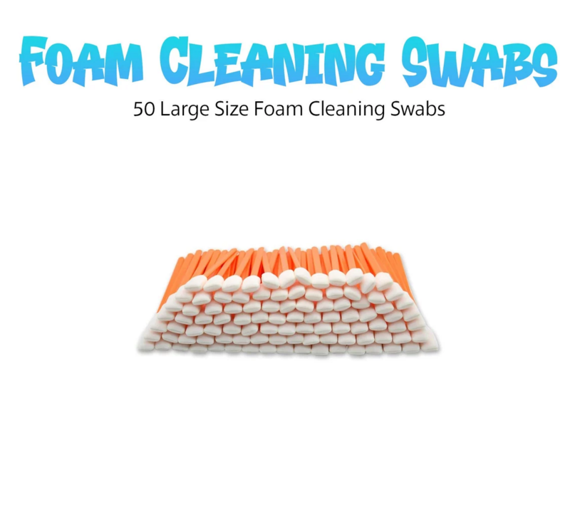 50 Large Foam Cleaning Swab