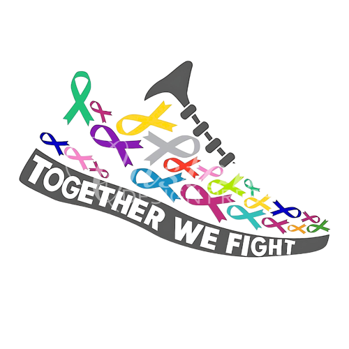 Together We Fight Autism Sneaker PNG, sublimation, POD, Digital Download Image