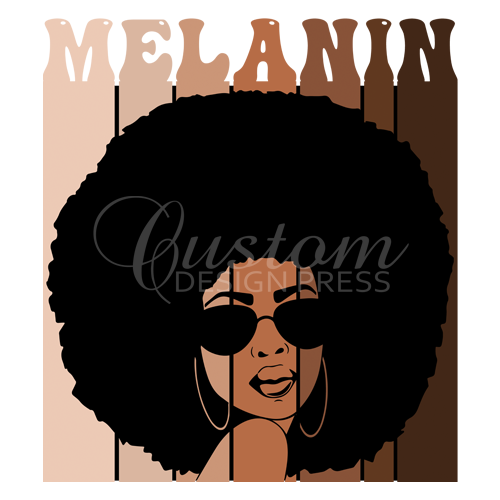 Melanin Afro-hair Woman