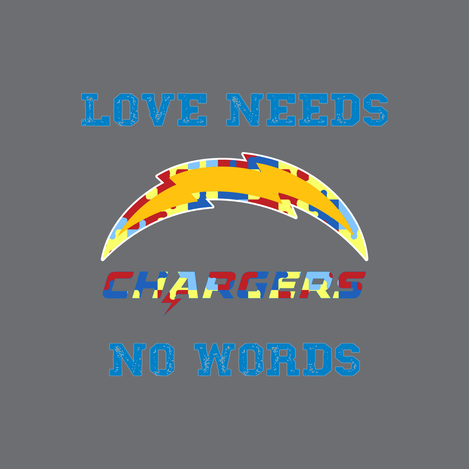 Chargers Autism Love Needs No Words