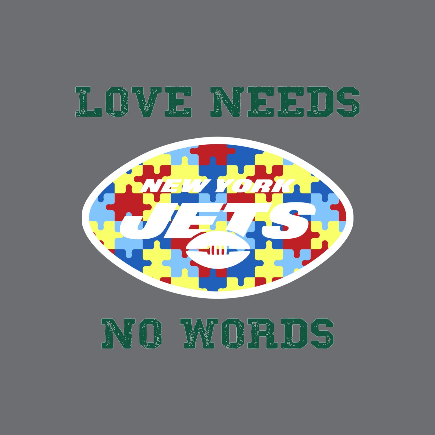 Jets Autism Love Needs No Words