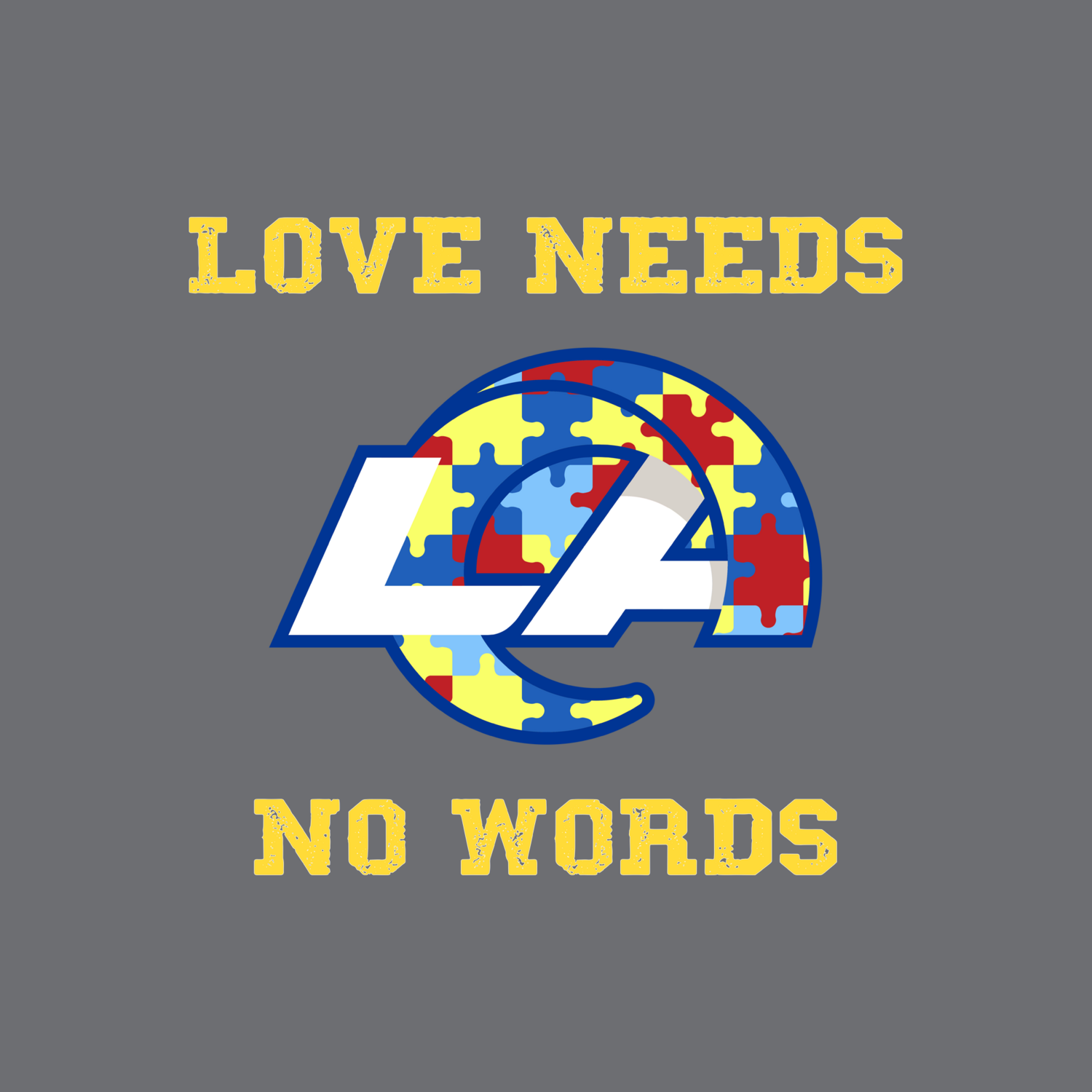 Rams Autism Love Needs No Words