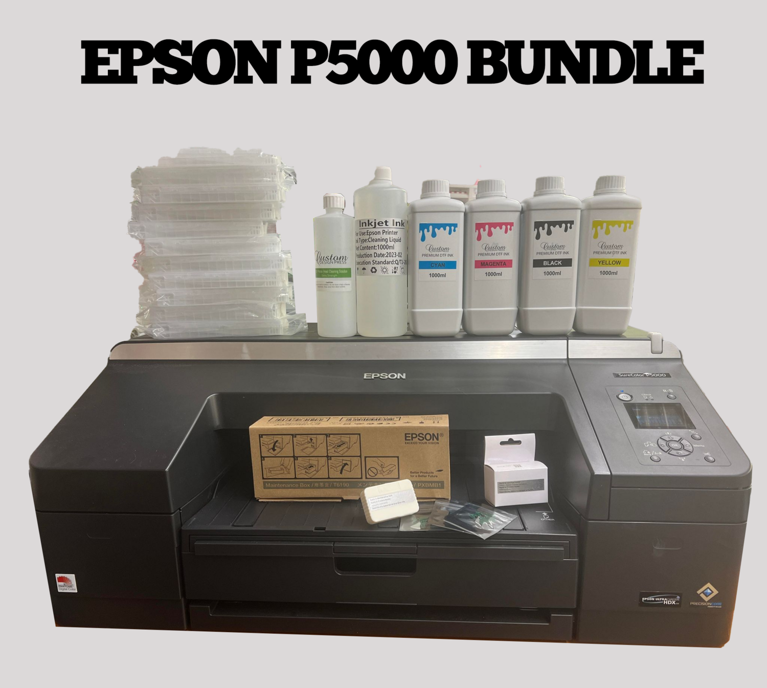 P5000 Commercial DTF Printer Bundle
