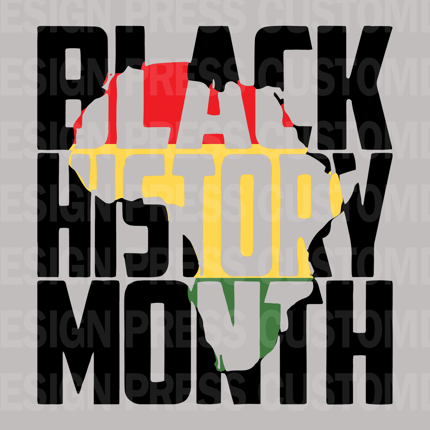 Black History Month PNG, sublimation, POD, Digital Download Image