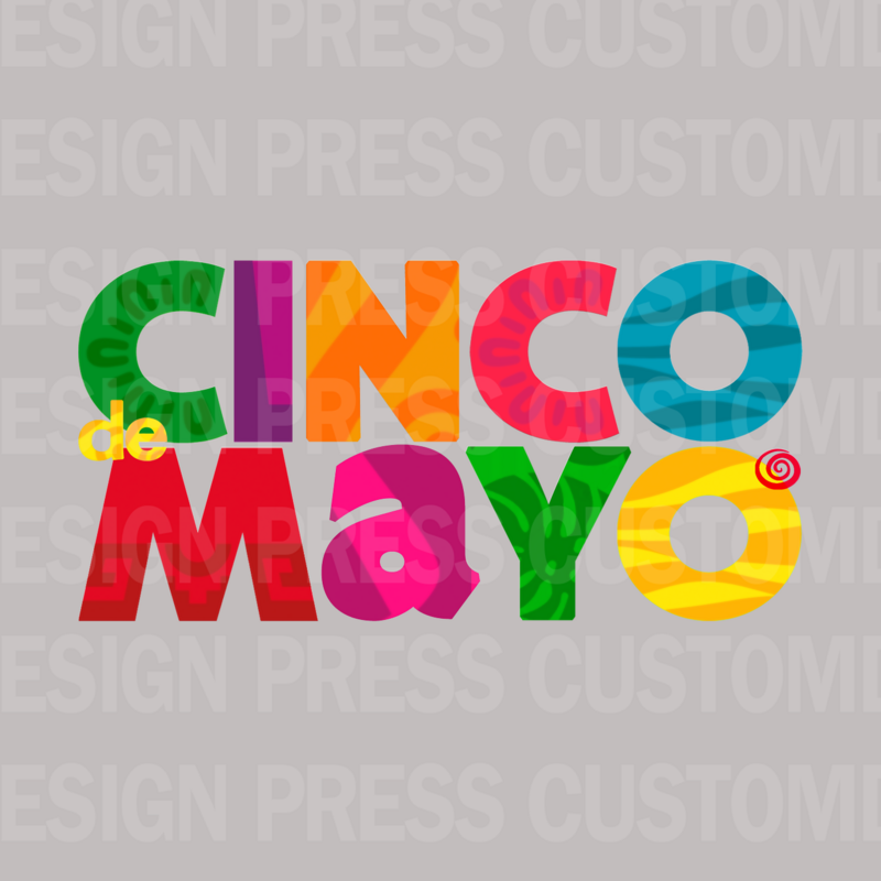 Cinco De Mayo PNG, sublimation, POD, Digital Download Image