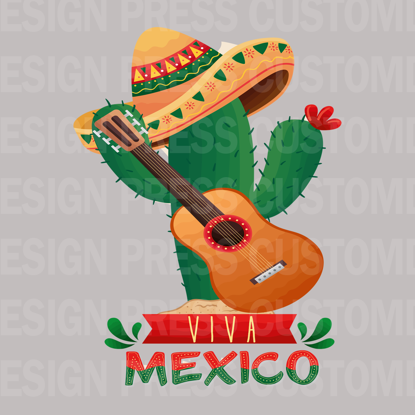 Cinco De Mayo Viva Mexico PNG, sublimation, POD, Digital Download Image