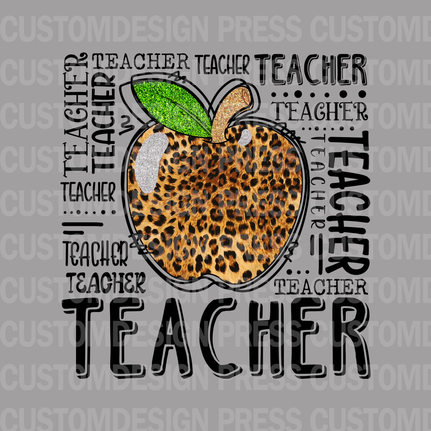 Teacher Words with Apple