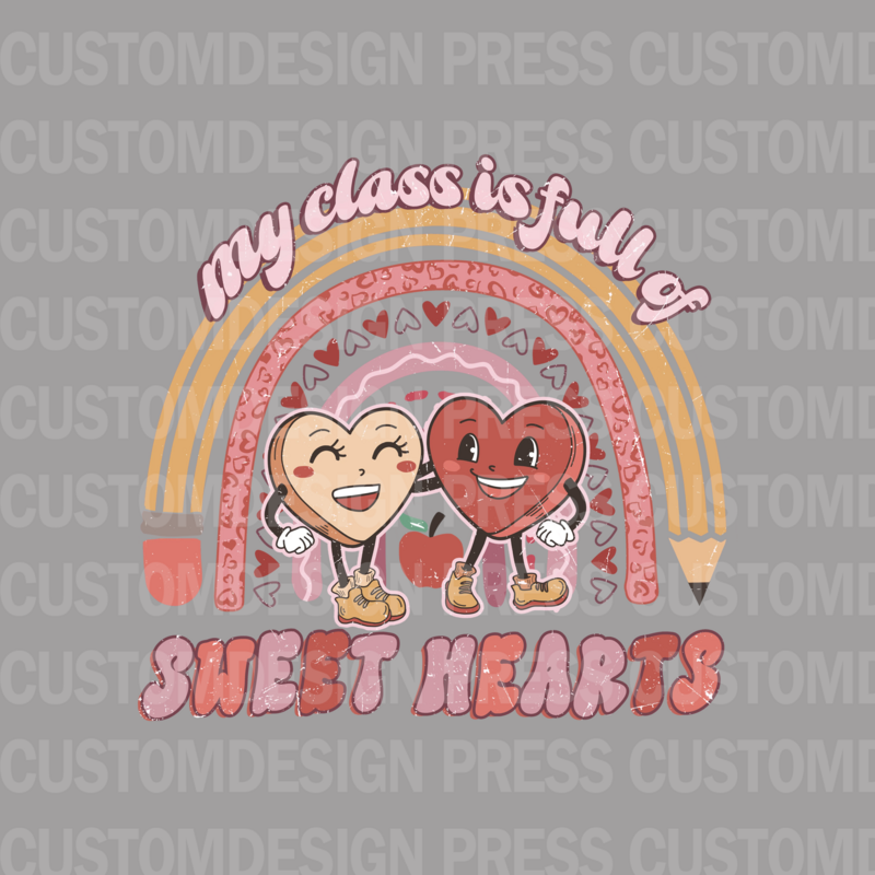 Class full of sweet hearts
