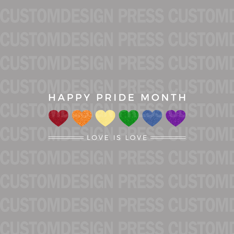 Happy Pride Month Love is Love, PNG,  sublimation, POD, Digital Download Image